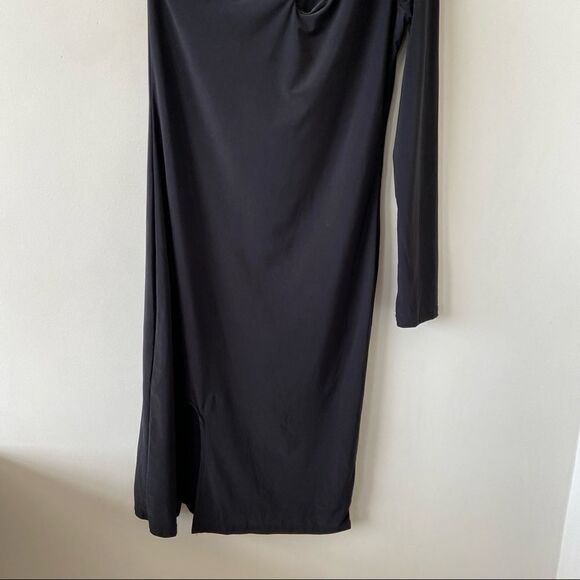 21saints-one Shoulder Cut Out Shoulder Detail Midi Dress (Large) - Picture 6 of 11